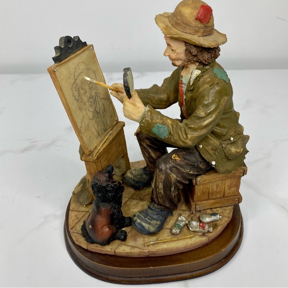 Albert E. Price The Artist Painting Himself Figurine